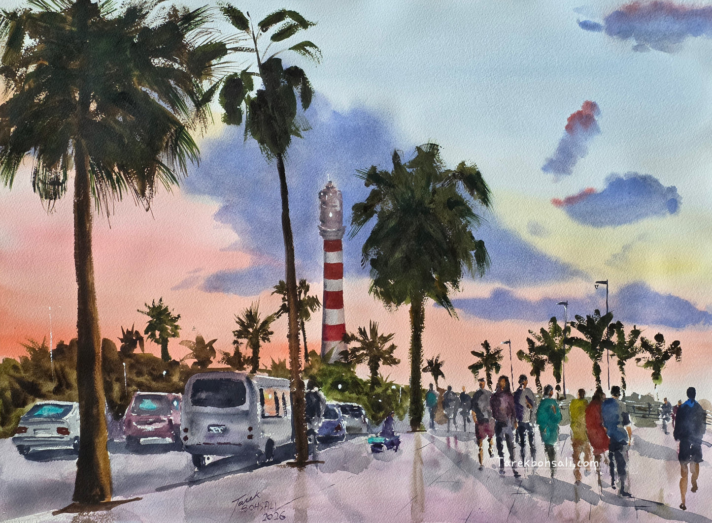 Evening vibes at the corniche