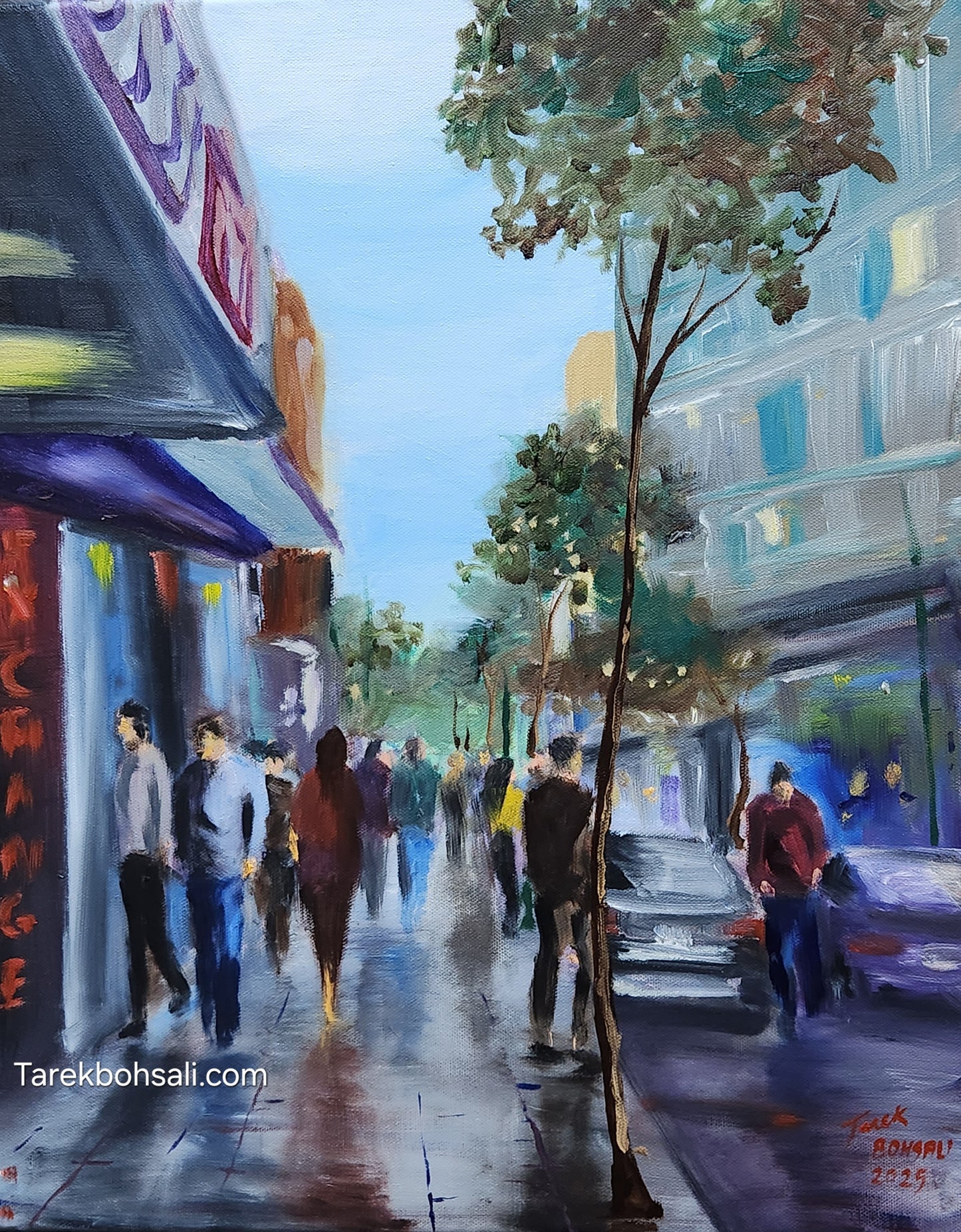 Hamra Street in Action