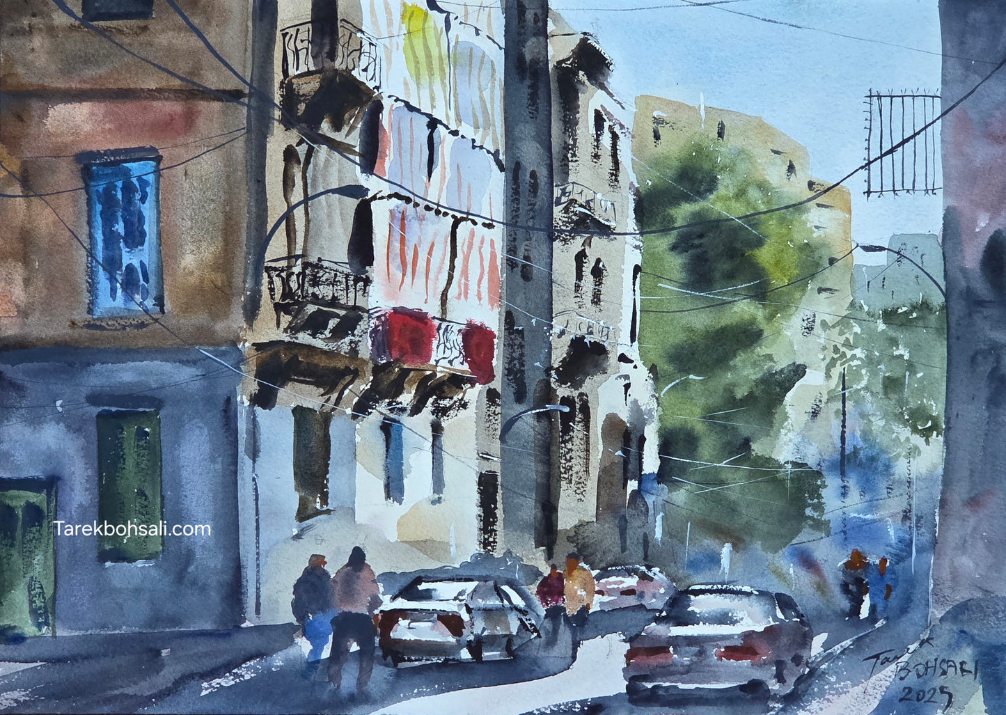 Just a back street in Mar Elias Beirut