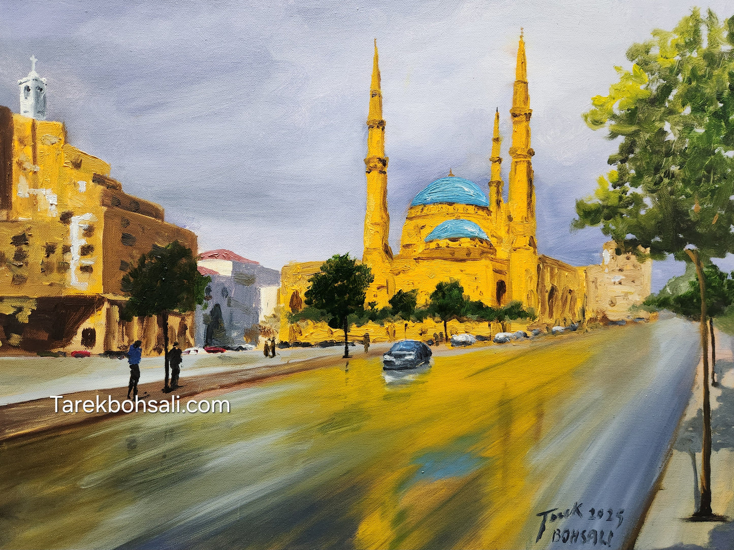 Wide view of AlAmine Mosque, Beirut