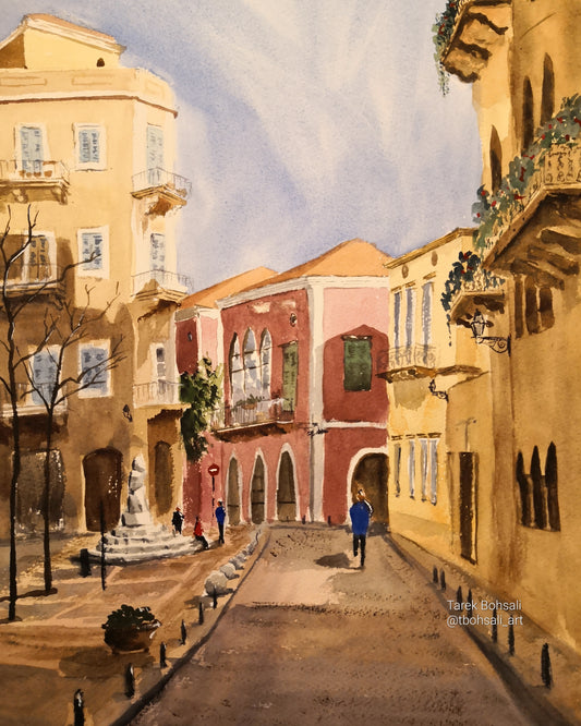 An iconic street in Saifi Village