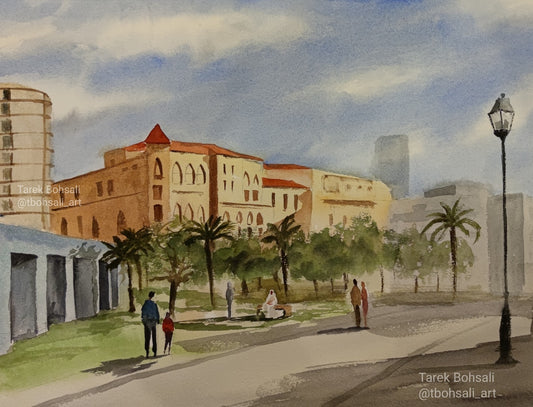 Charles Debbas Park Downtown Beirut