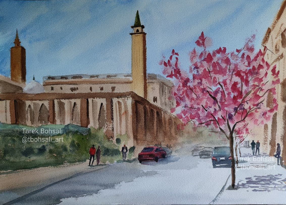 Beirut in spring.. Omari Mosque