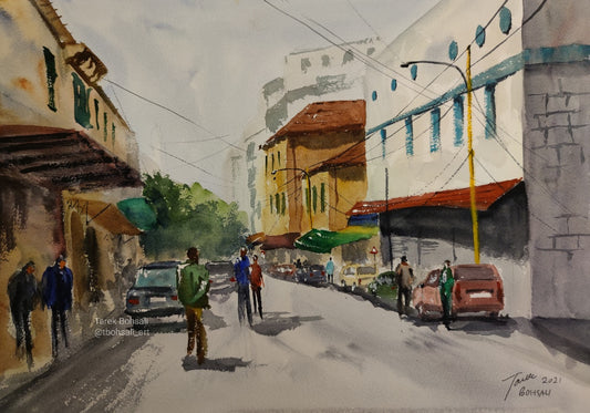 A scene in Upper Basta, Beirut