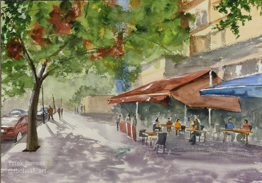 Coffee shops in Hamra Street