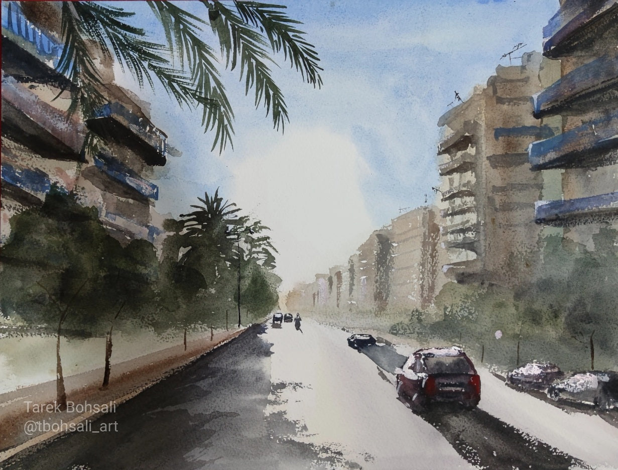 Late afternoon at Corniche el Mazraa