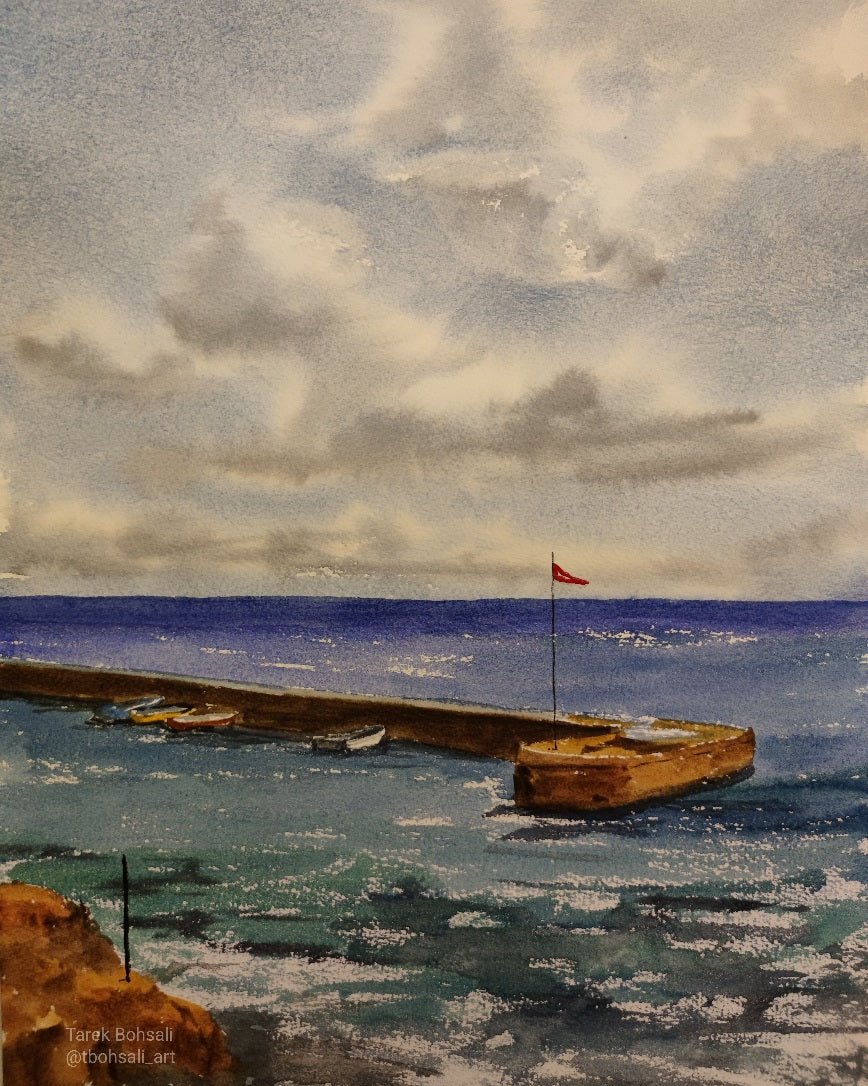 The fishermen port at Manara