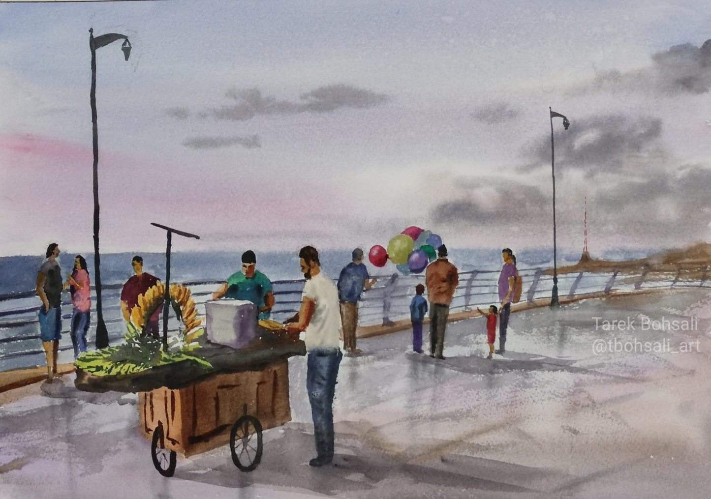 The corn seller at Manara