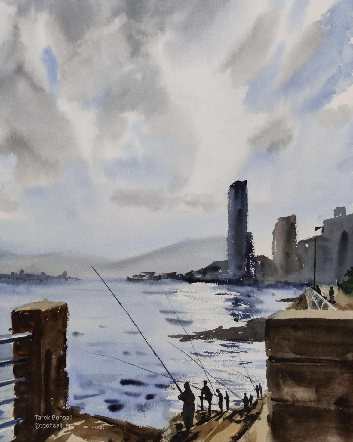 Morning Fishing at Ain Mreiseh