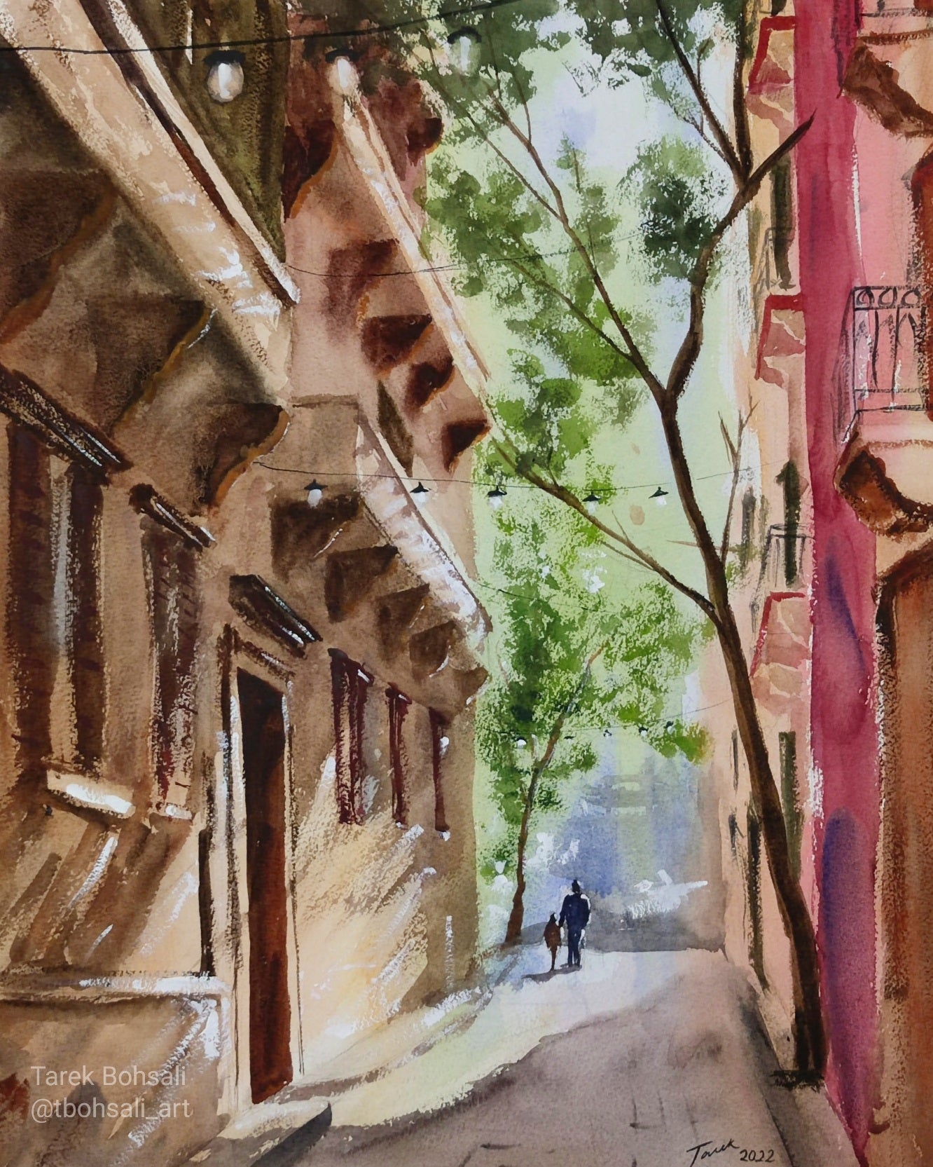 Narrow Heritage Street in Ashrafieh