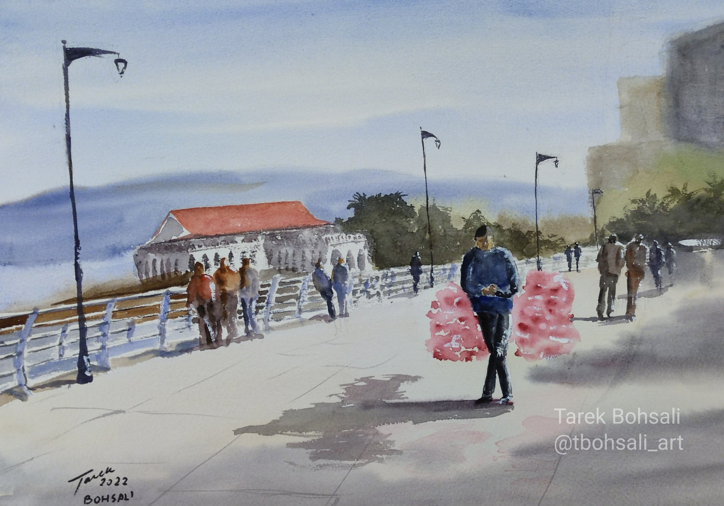 The cotton candy seller in Ain Mreiseh