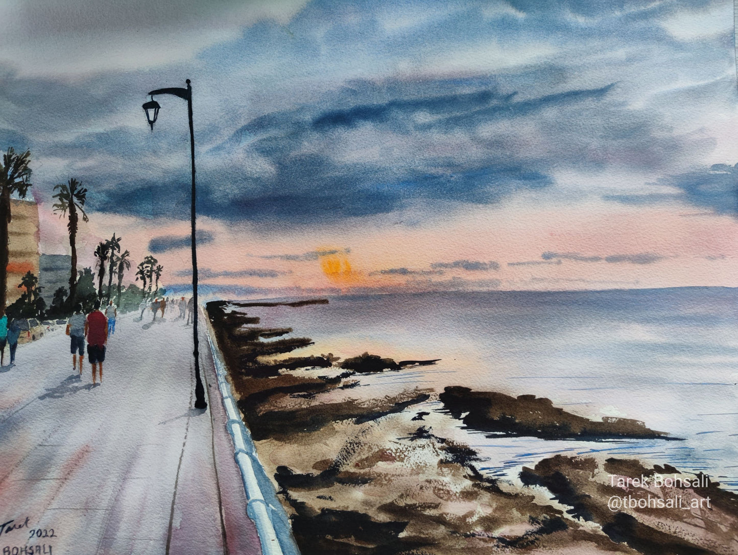 Cloudy Sunset at Manara