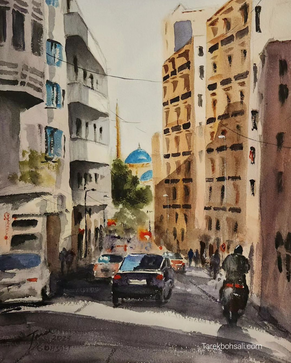 The end of Damascus street Beirut