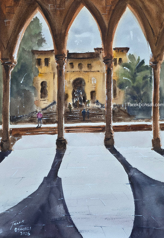 AUB Main Gate from College Hall