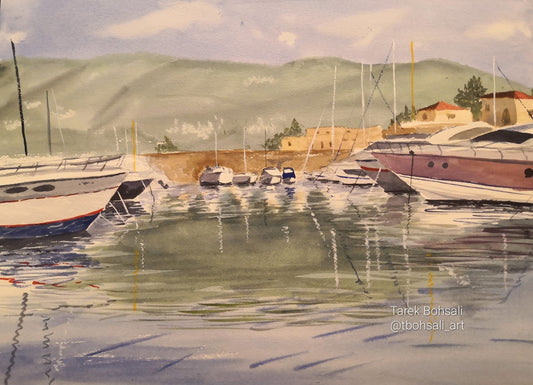 Boats in Jounieh