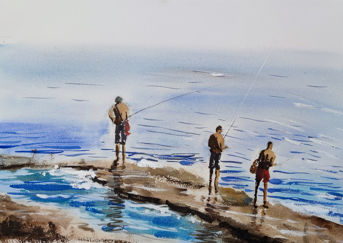 Three fishermen