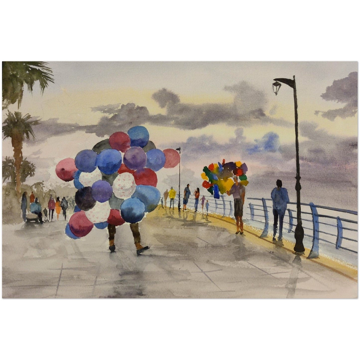 The Two Balloon Sellers [Printout]