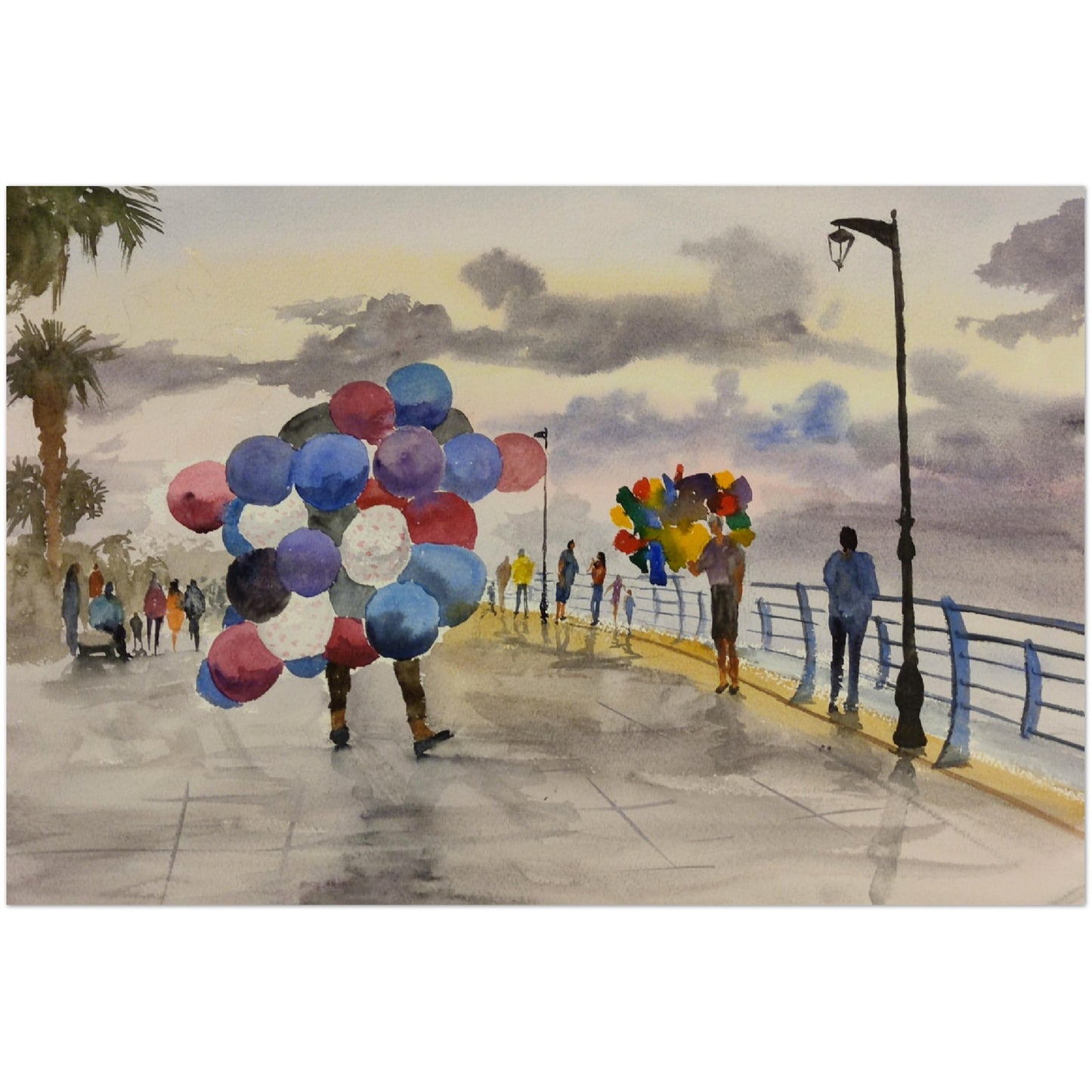 The Two Balloon Sellers [Printout]